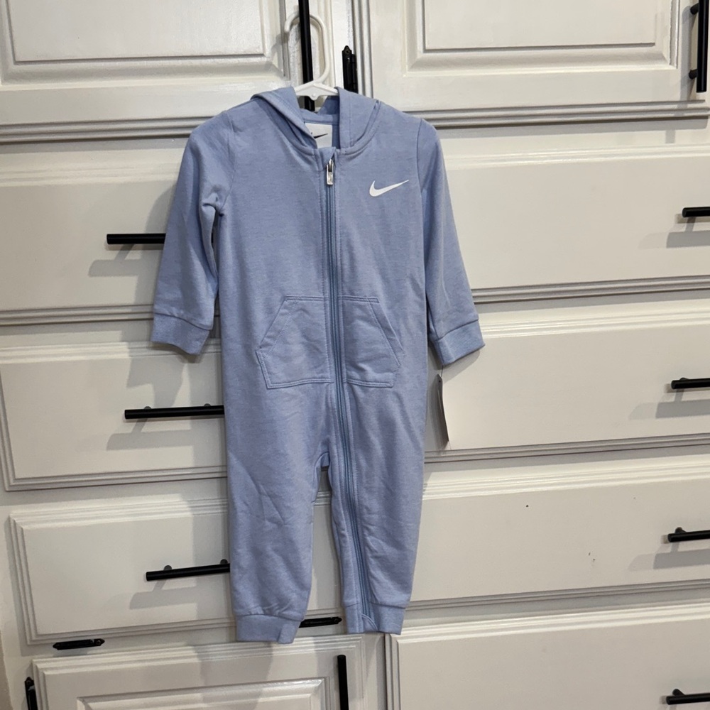 Nike Light Blue Kids Bodysuit